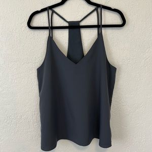 Banana Republic Strappy Cami Midnight Gray small